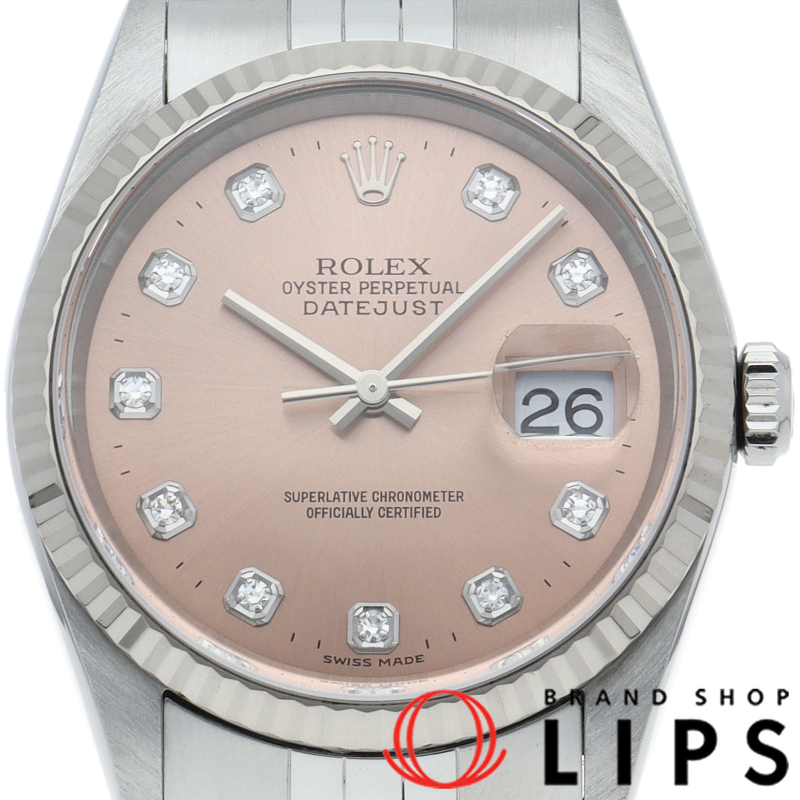 デイトジャスト メンズ時計 10Pダイヤ