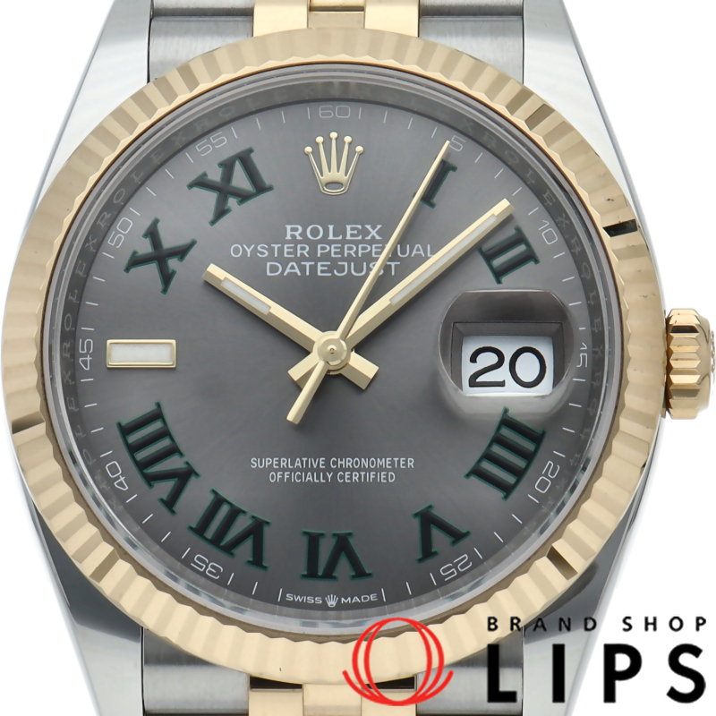 デイトジャスト36 メンズ時計 ジュビリー ウィンブルドン