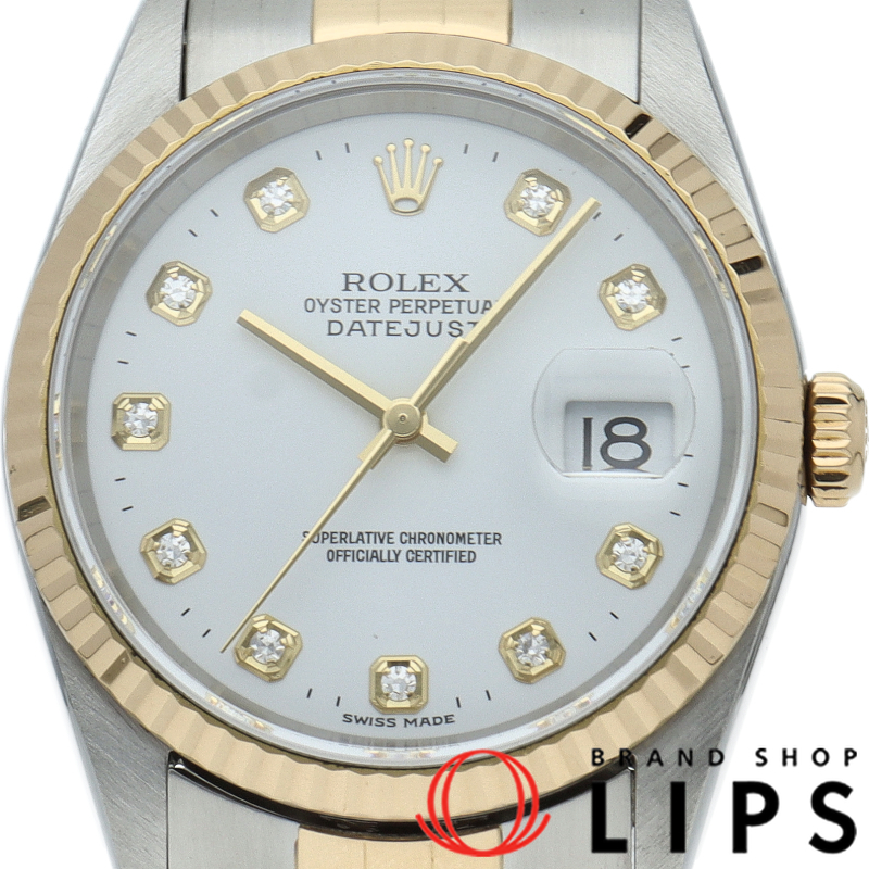 デイトジャスト メンズ時計 10Pダイヤ