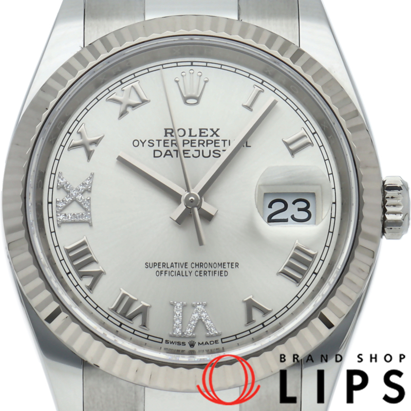 デイトジャスト36 メンズ時計 VI･IXダイヤ オイスター