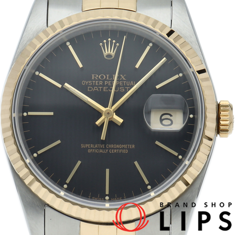 デイトジャスト メンズ時計 タペストリー文字盤