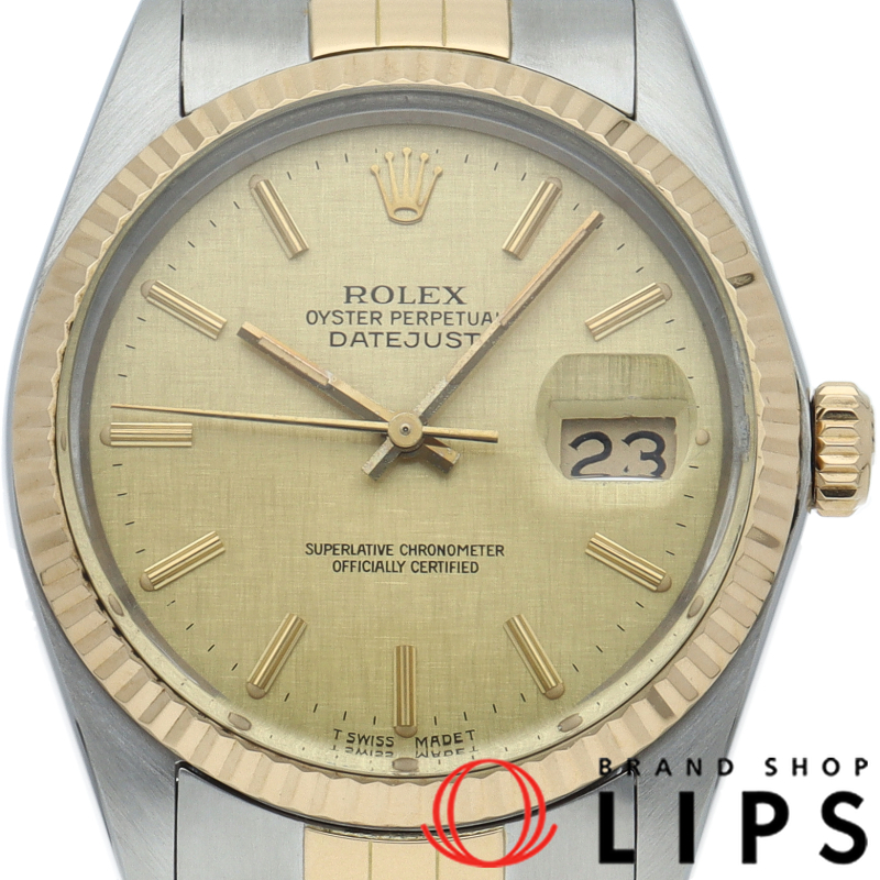 デイトジャスト メンズ時計 モザイク文字盤 アンティーク