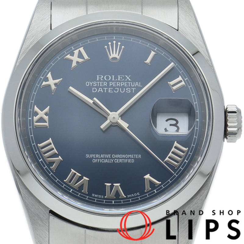 デイトジャスト メンズ時計 ブルー