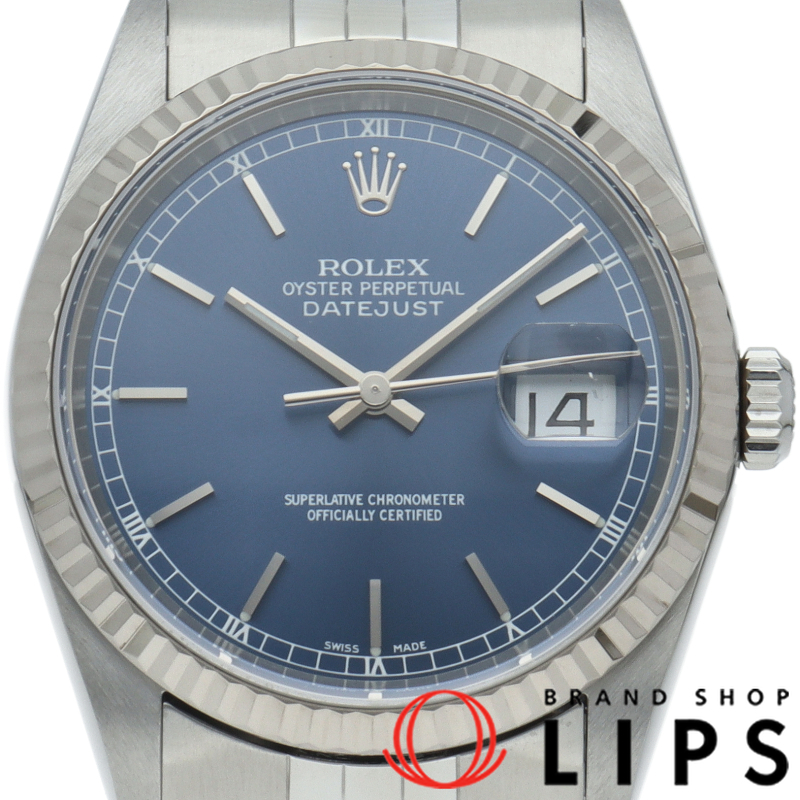 デイトジャスト メンズ時計 ブルー