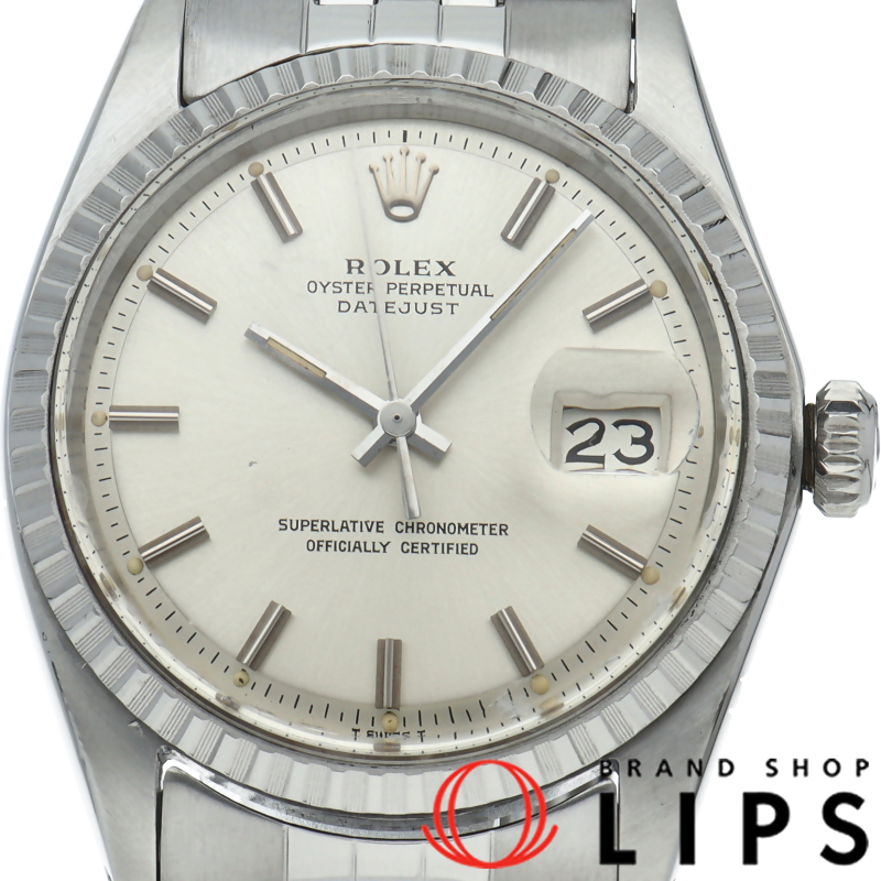 デイトジャスト メンズ時計 トリチウム アンティーク OH済