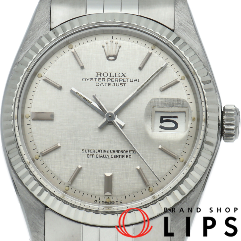 デイトジャスト メンズ時計 モザイク文字盤 アンティーク