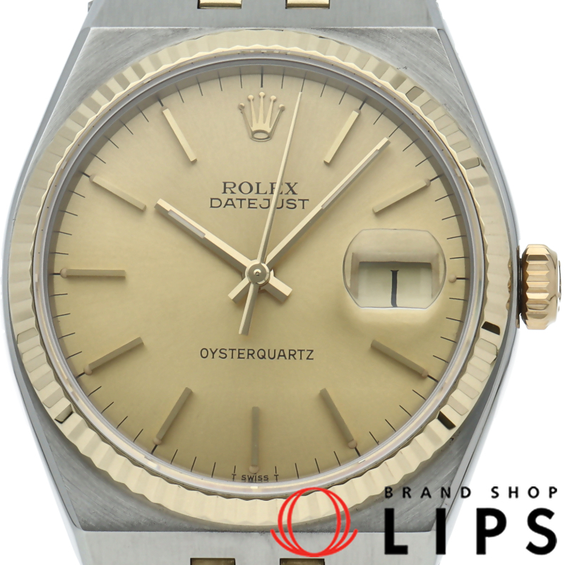 デイトジャスト メンズ時計 オイスタークォーツ メーカーOH済(保証期間中)