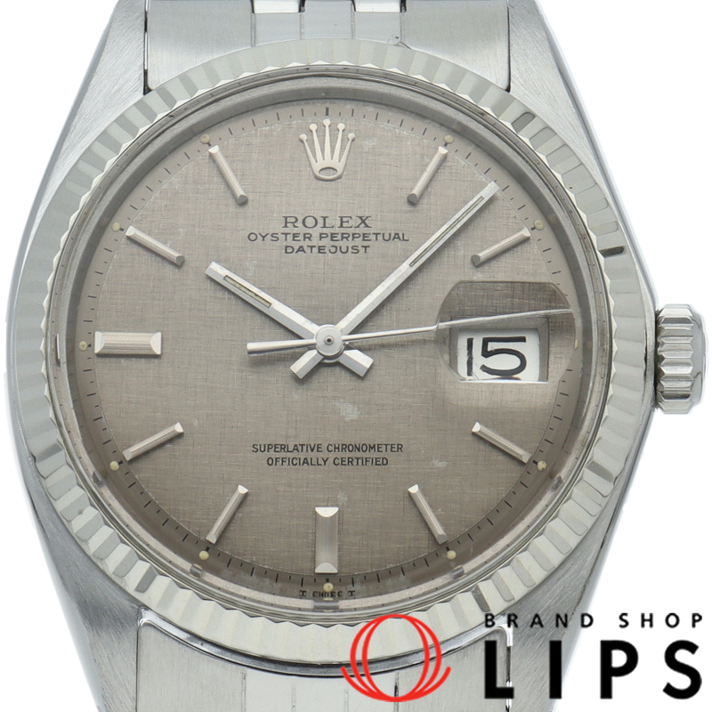 デイトジャスト メンズ時計 モザイク文字盤 アンティーク