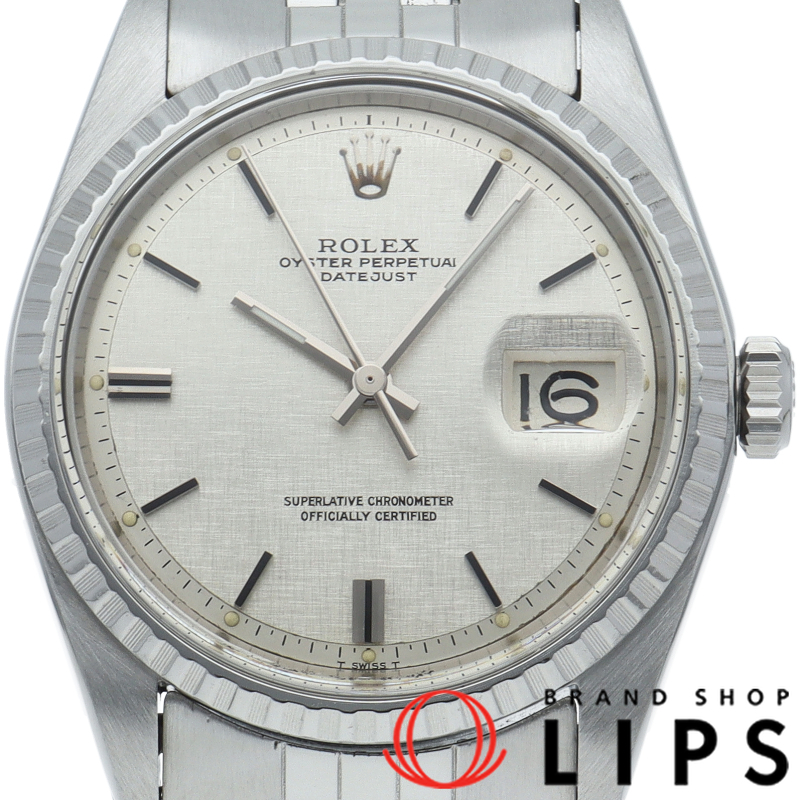 デイトジャスト メンズ時計 モザイク文字盤 アンティーク