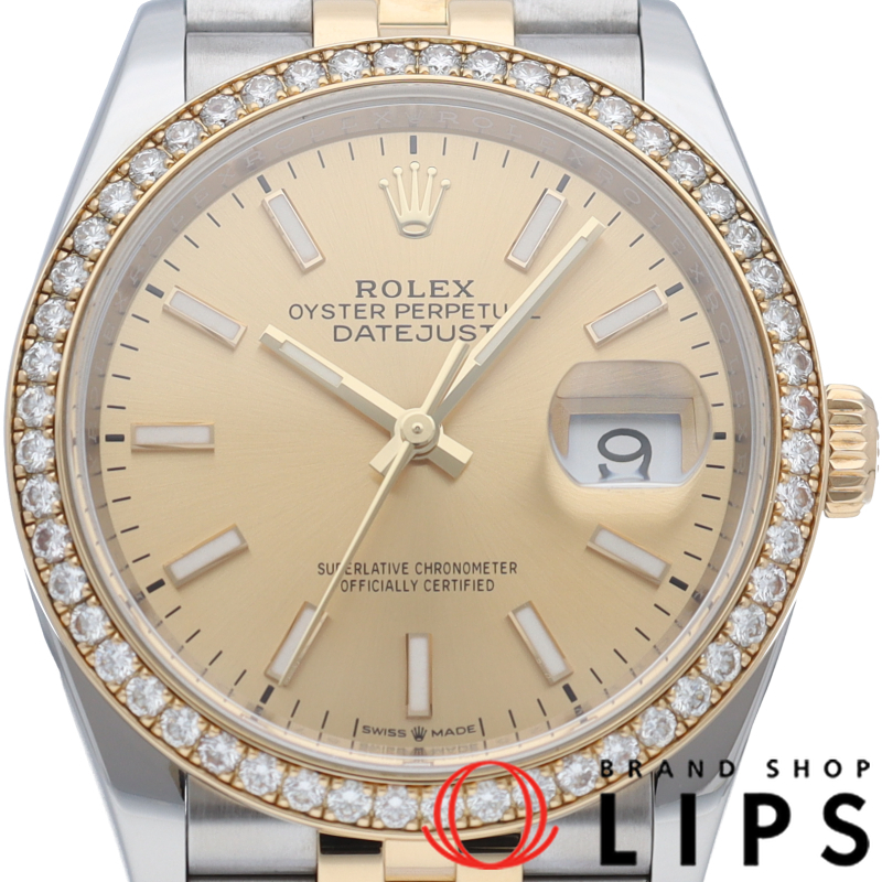 デイトジャスト36 メンズ時計 ダイヤベゼル ジュビリー