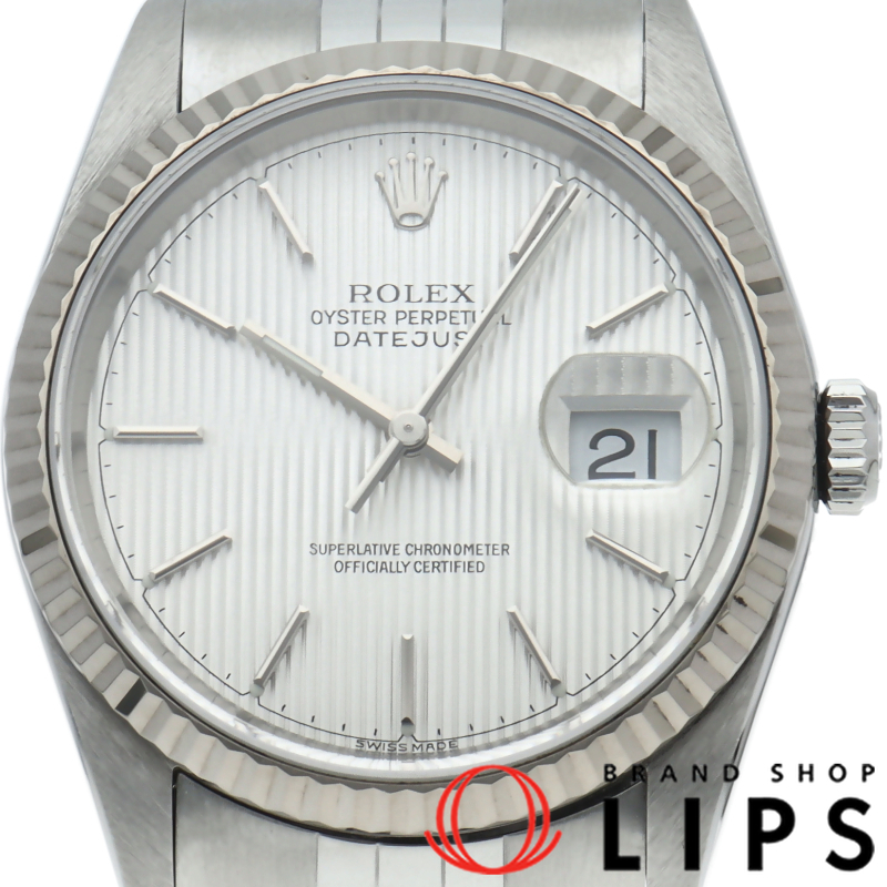 デイトジャスト メンズ時計 タペストリー文字盤