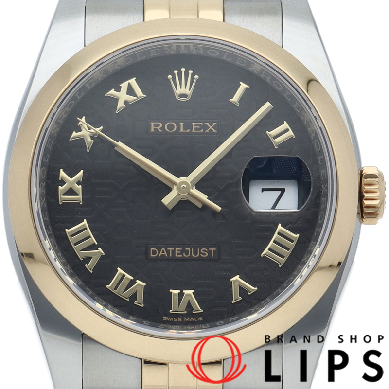 デイトジャスト36 メンズ時計 ジュビリー コンピューター文字盤