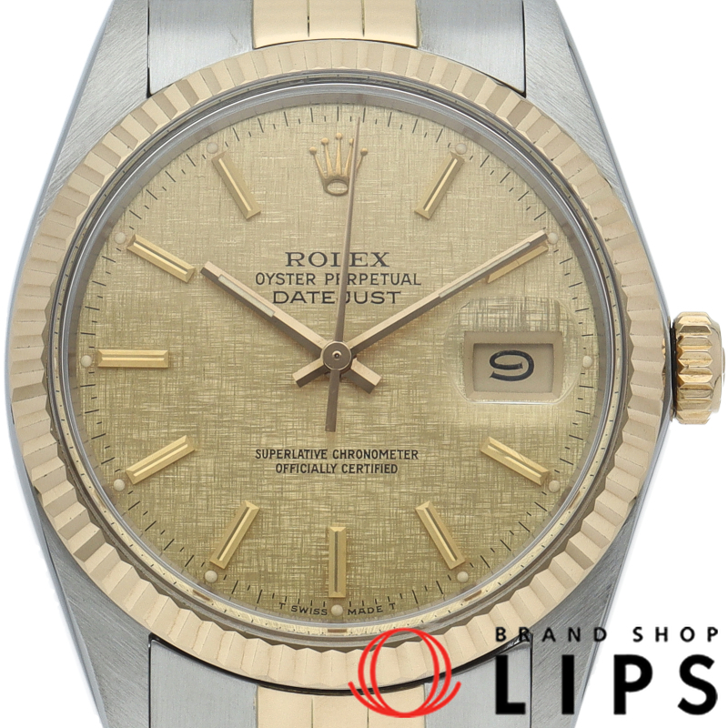 デイトジャスト メンズ時計 トリチウム モザイク文字盤 アンティーク