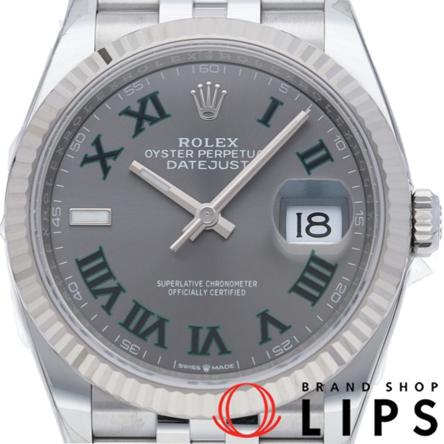 デイトジャスト 36 メンズ時計 ジュビリー スレートローマン ウィンブルドン