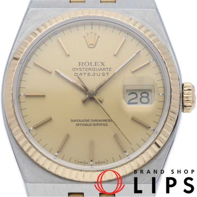 デイトジャスト メンズ時計 オイスター クォーツ