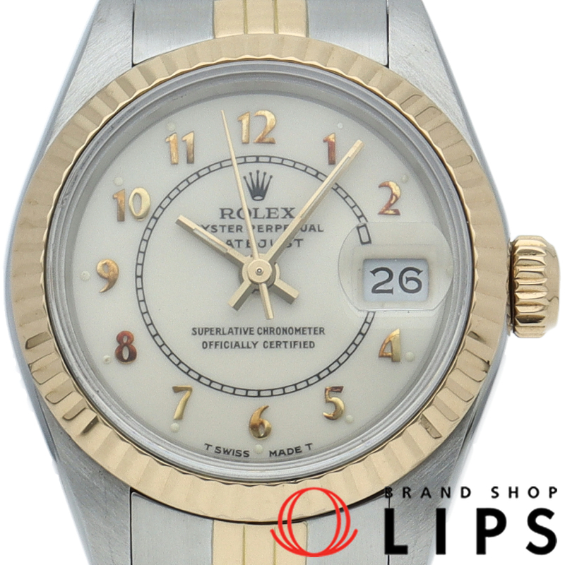 デイトジャスト レディース時計 ボイラーゲージ文字盤