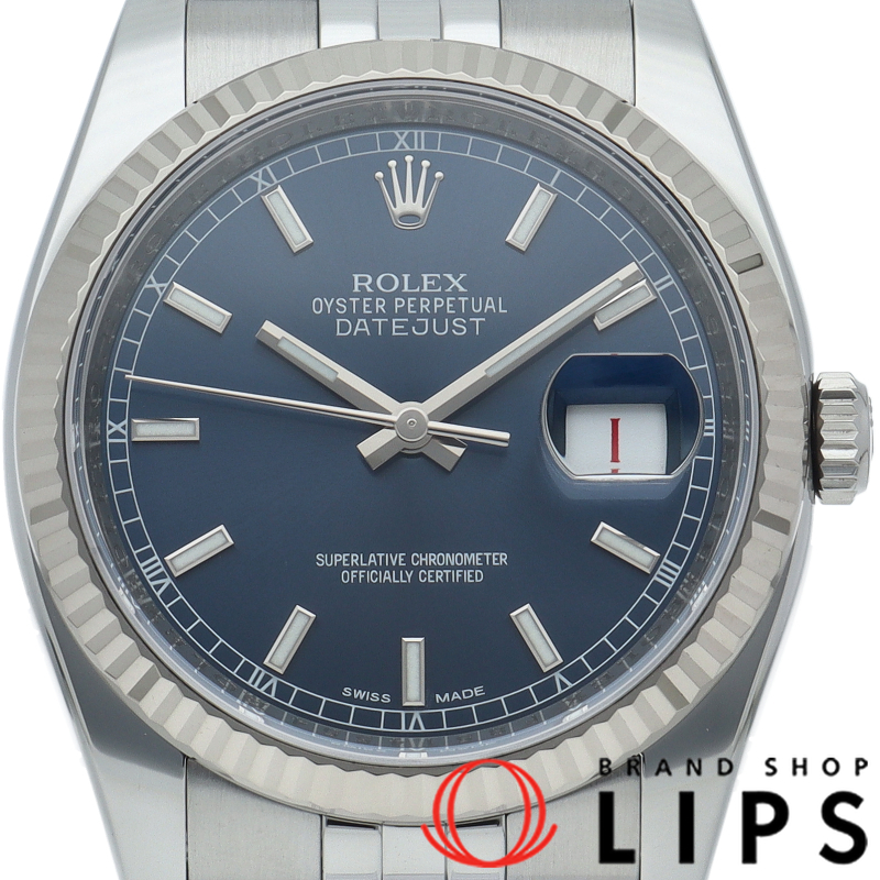 デイトジャスト36 メンズ時計 ジュビリー ブルー