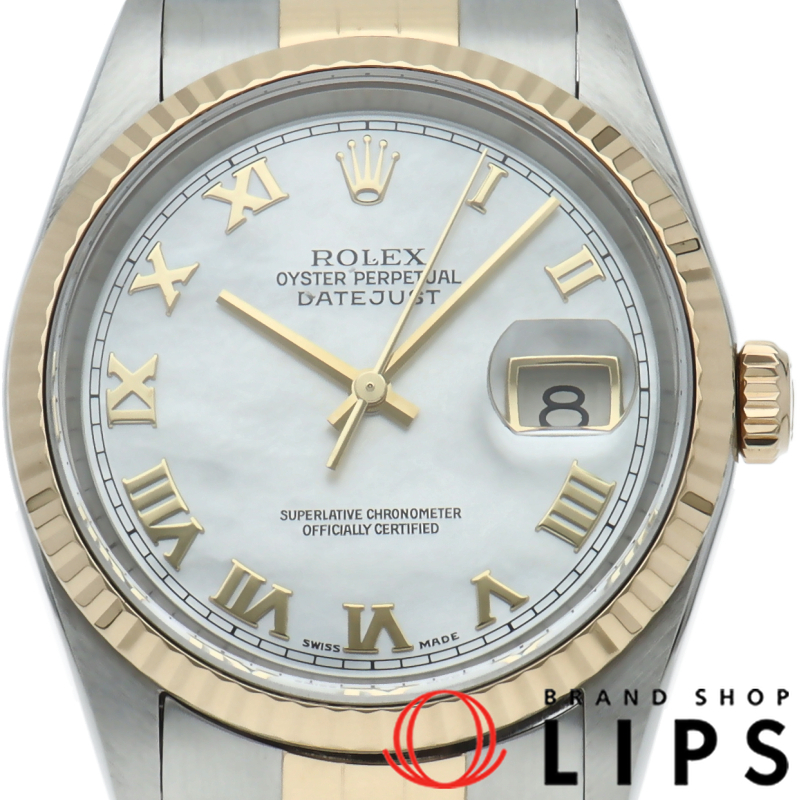 デイトジャスト メンズ時計 シェル