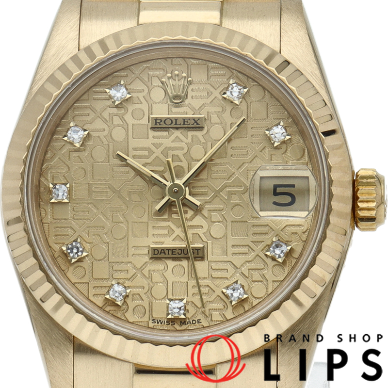 デイトジャスト ボーイズ時計 10Pダイヤ コンピューター