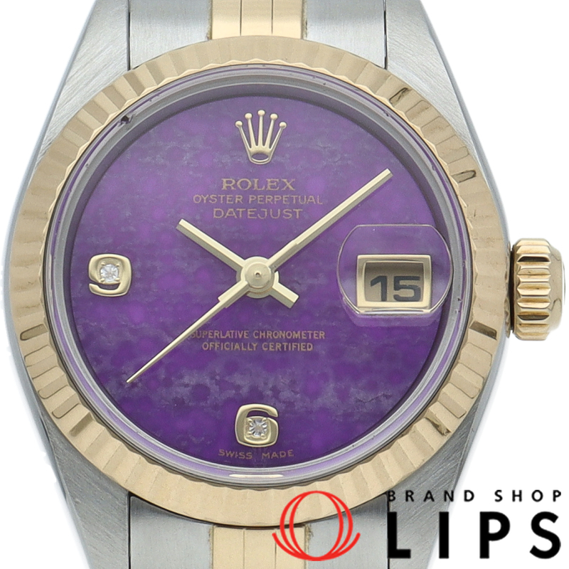 デイトジャスト レディース時計 2Pダイヤ スギライト