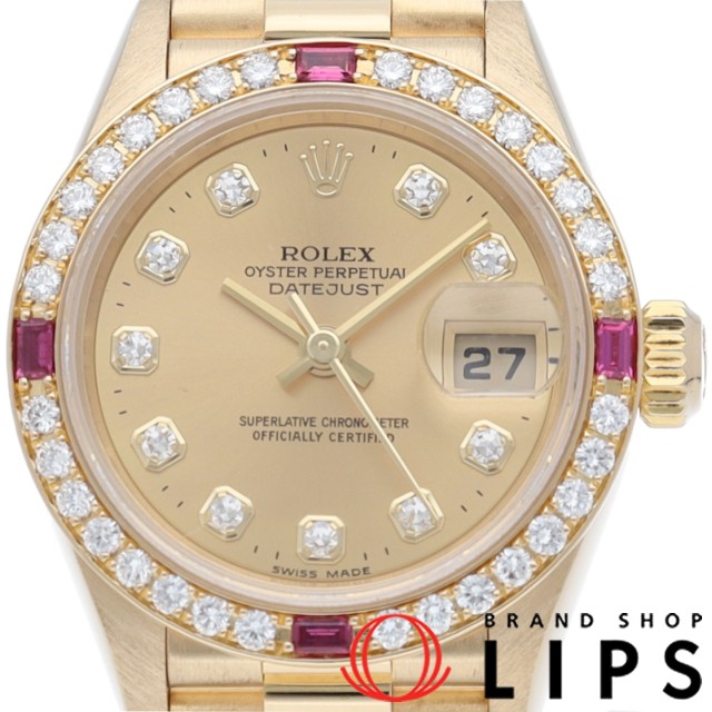 デイトジャスト ルビー ダイヤベゼル 10Pダイヤ