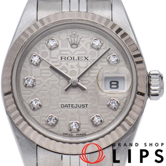 デイトジャスト レディース時計 10Pダイヤ コンピューター