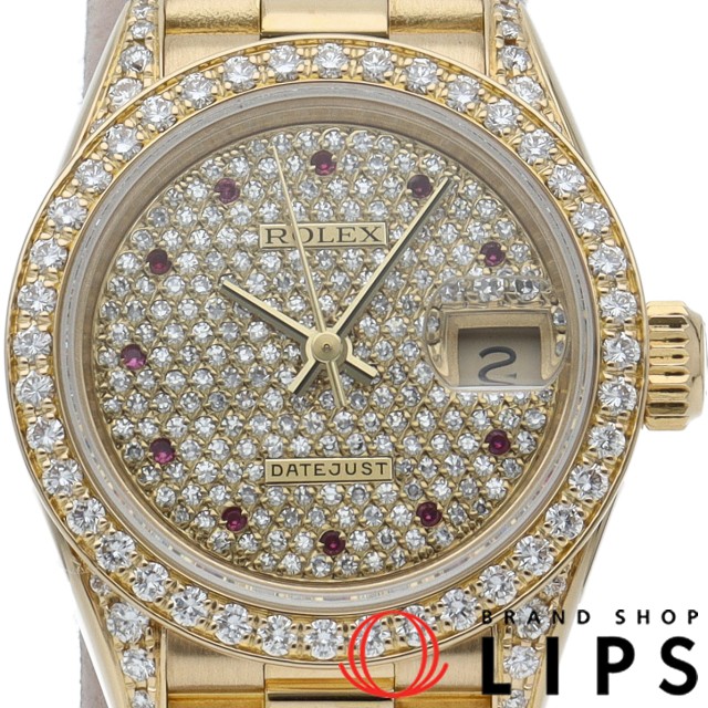 デイトジャスト レディース時計 ダイヤベゼル ダイヤラグ ダイヤ文字盤