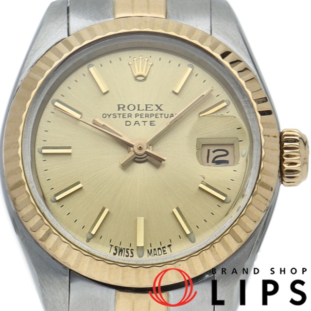 オイスター パーペチュアル デイト レディース時計 アンティーク OH済