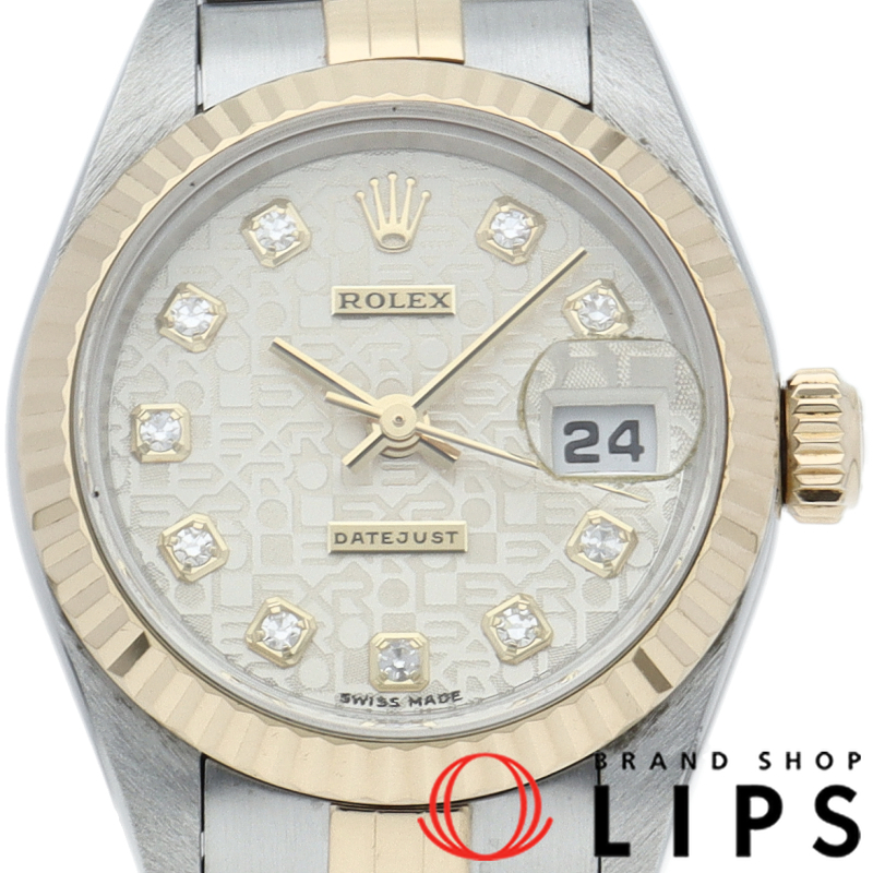 デイトジャスト レディース時計 10Pダイヤ コンピューター