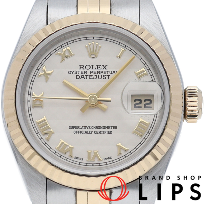 デイトジャスト レディース時計 ピラミッド