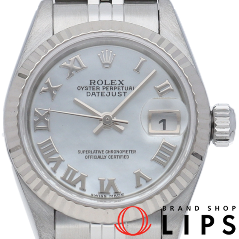 デイトジャスト レディース時計 シェル OH済