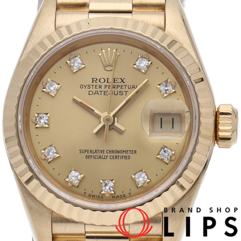 デイトジャスト レディース時計 10Pダイヤ