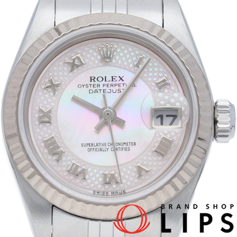 デイトジャスト レディース時計 シェル デコレーション