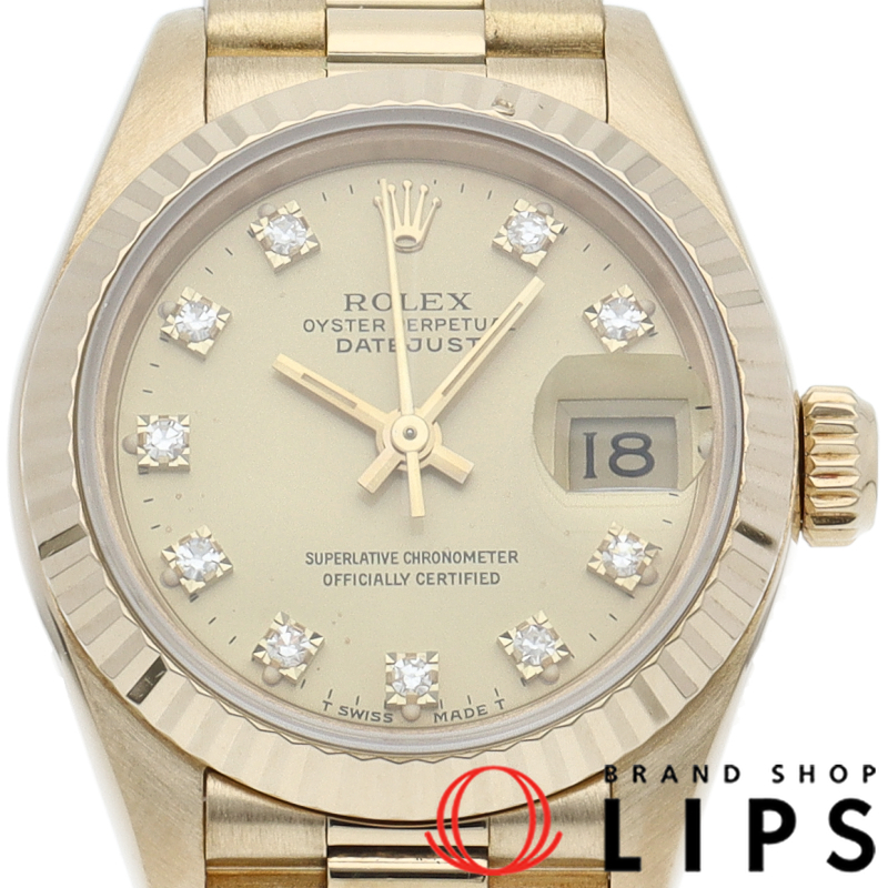 デイトジャスト レディース時計 10Pダイヤ