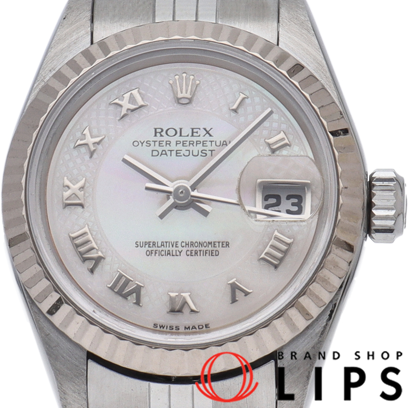 デイトジャスト レディース時計 シェル デコレーション OH済