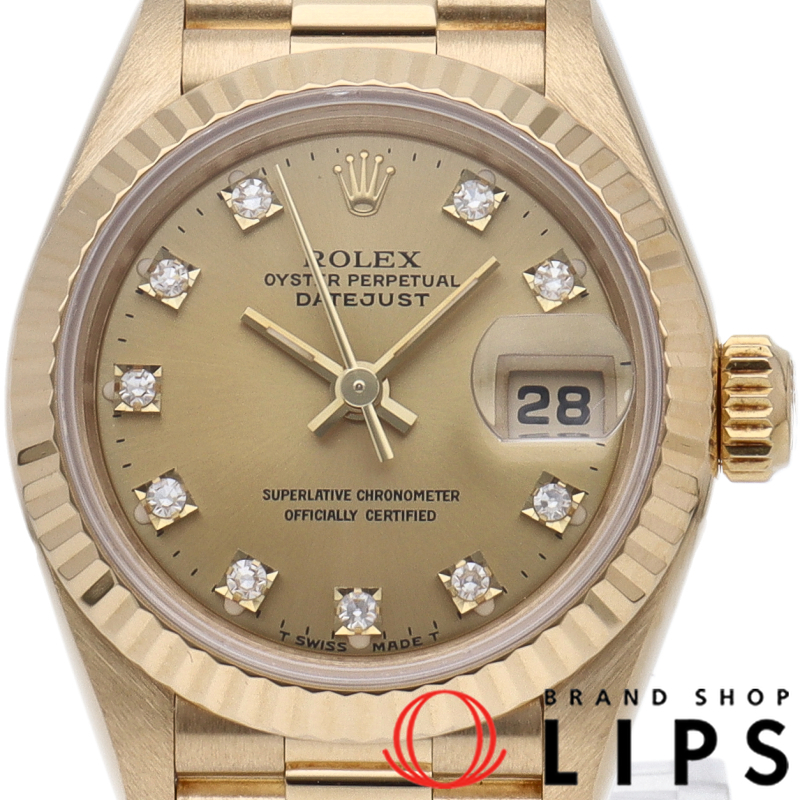 デイトジャスト レディース時計 10Pダイヤ