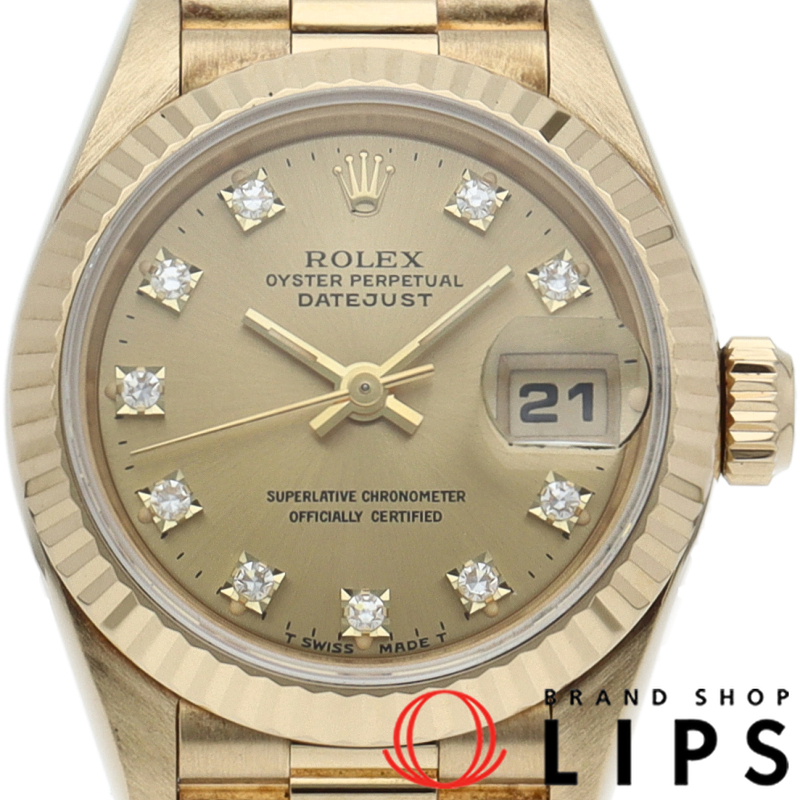 デイトジャスト レディース時計 10Pダイヤ