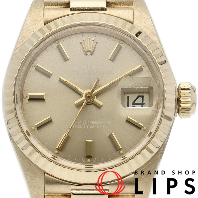 オイスターパーペチュアル デイト レディース時計 アンティーク