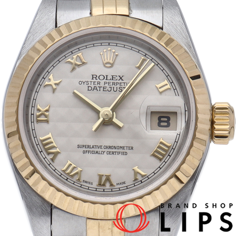 デイトジャスト レディース時計 ピラミッド