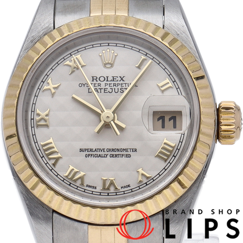 デイトジャスト レディース時計 ピラミッド