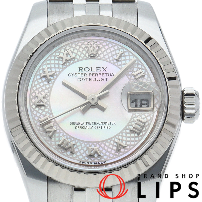 デイトジャスト レディース時計 シェル デコレーション