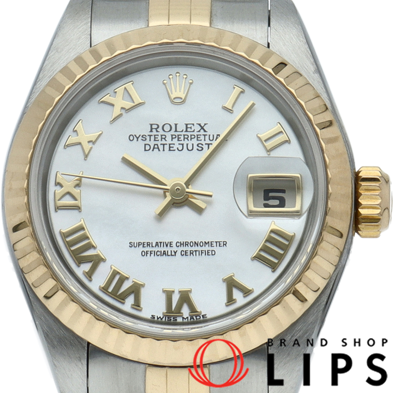 デイトジャスト レディース時計 シェル