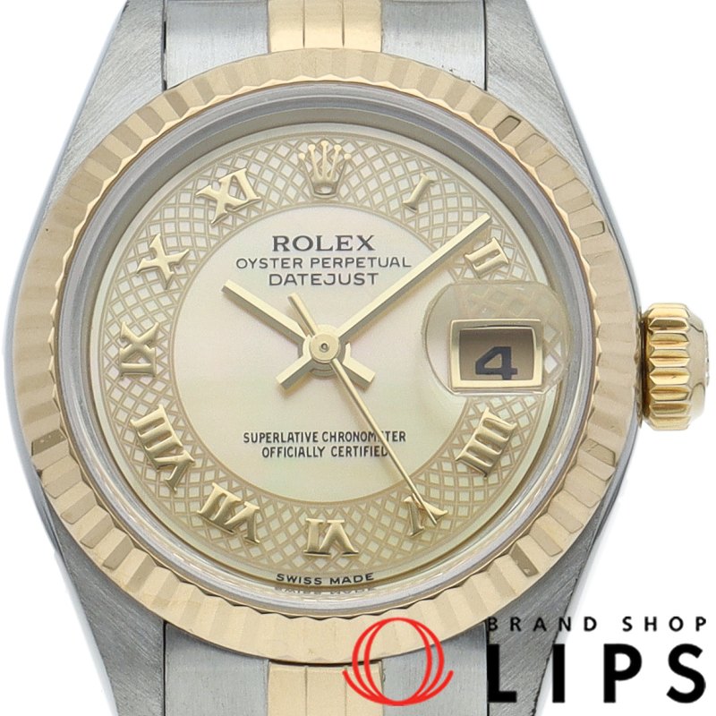 デイトジャスト レディース時計 シェル デコレーション OH済