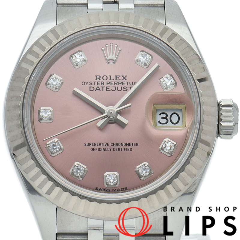 デイトジャスト28 レディース時計 10Pダイヤ ジュビリー