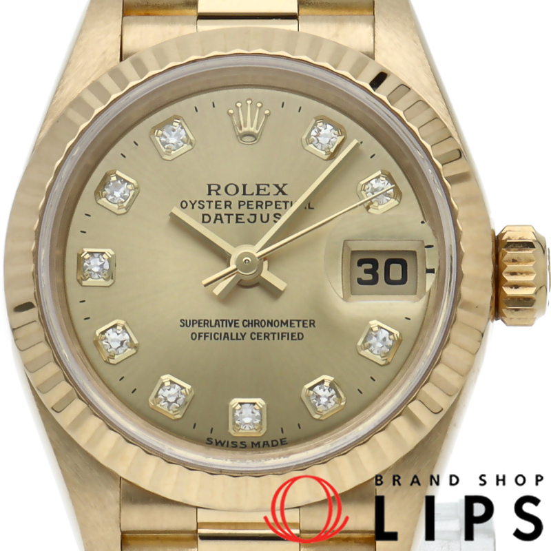 デイトジャスト レディース時計 10Pダイヤ