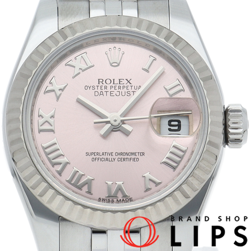 デイトジャスト26 レディース時計 ライトピンク