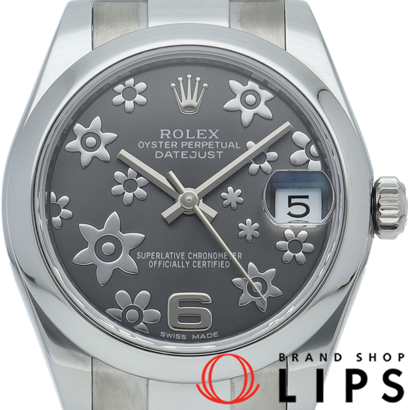 デイトジャスト31 ボーイズ時計 フラワー文字盤