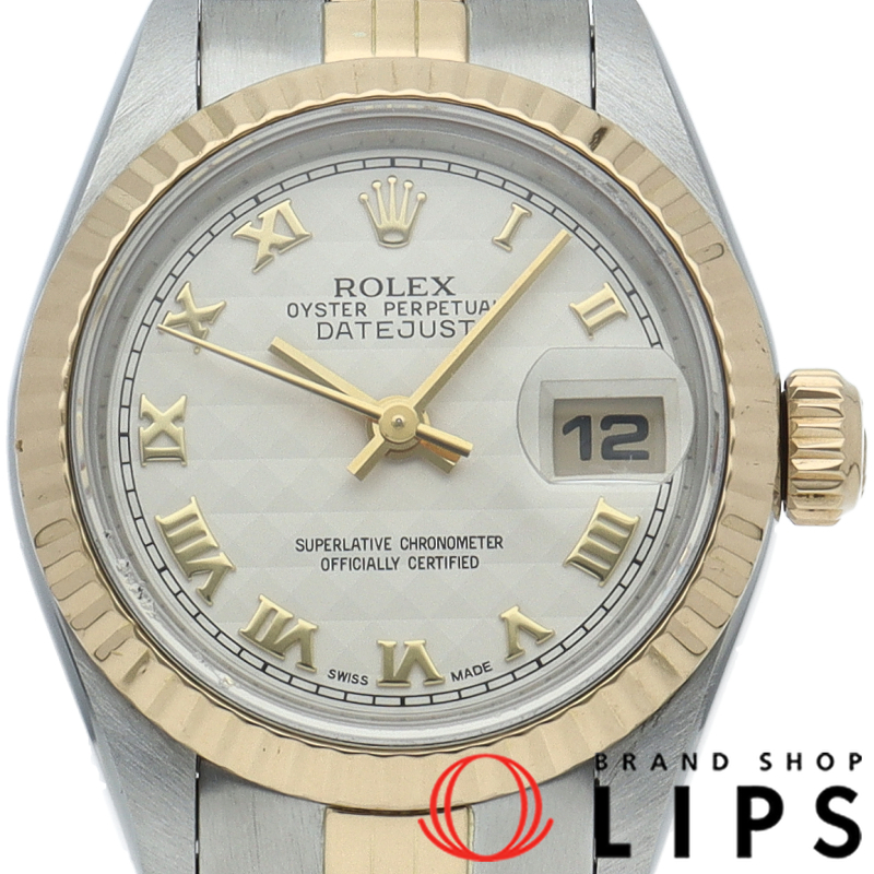 デイトジャスト レディース時計 ピラミッド文字盤