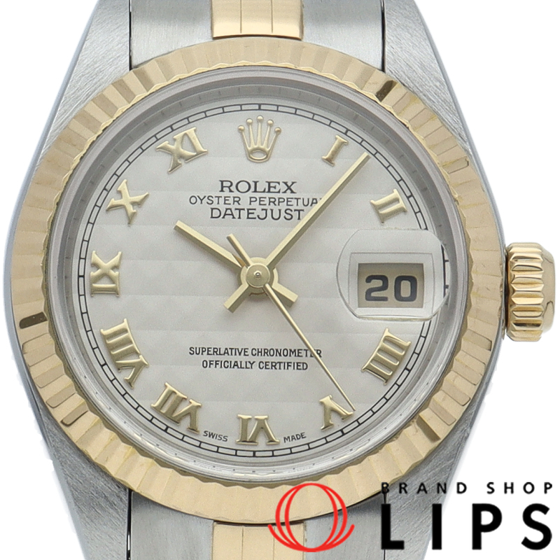 デイトジャスト レディース時計 ピラミッド文字盤