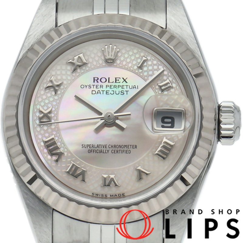 デイトジャスト レディース時計 シェル デコレーション文字盤